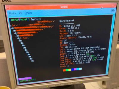 486 PC running NetBSD (courtesy of sparky4) 486 PC running NetBSD (courtesy of sparky4)
